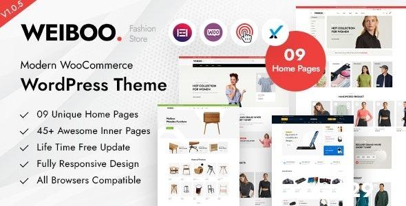 Weiboo Multipurpose WooCommerce Theme Nulled Free Download