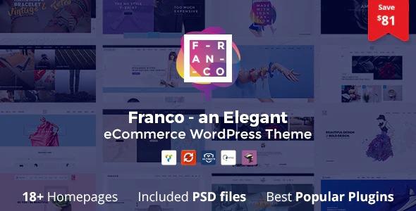 free download Franco - Elegant WooCommerce WordPress Theme nulled