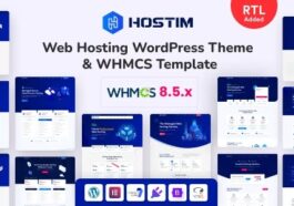 free download Hostim - Web Hosting WordPress Theme with WHMCS nulled