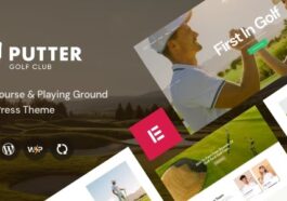 free download Putter - Golf Course & Playing Ground WordPress Theme nulled