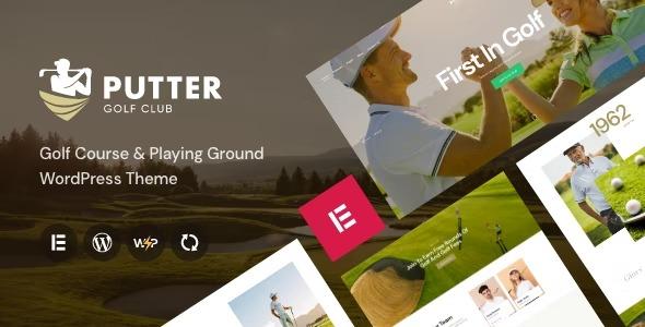 free download Putter - Golf Course & Playing Ground WordPress Theme nulled