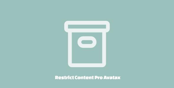 free download Restrict Content Pro Avatax nulled