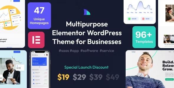 Sark Nulled Multipurpose Elementor WordPress Theme Free Download