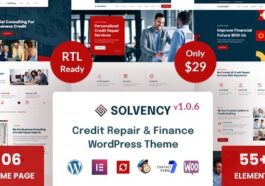 free download Solvency - Finance & Credit Repair WordPress Theme nulled