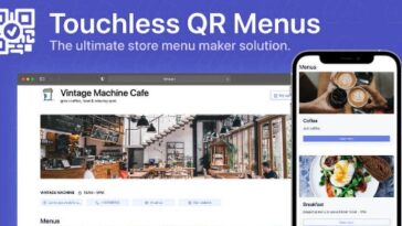 66QrMenu Touchless QR Menus Nulled Free Download