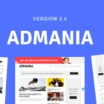 Admania Nulled Adsense WordPress Theme With Gutenberg Compatibility Free Download