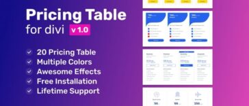 Advanced Pricing Table For Divi Nulled Free Download