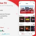 Android Online Live TV Streaming Nulled Free Download