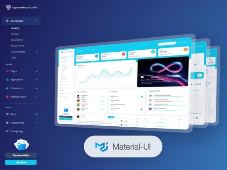 Argon Dashboard 2 PRO MUI Nulled Free Download