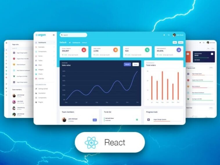Argon Dashboard PRO React Nulled Free Download
