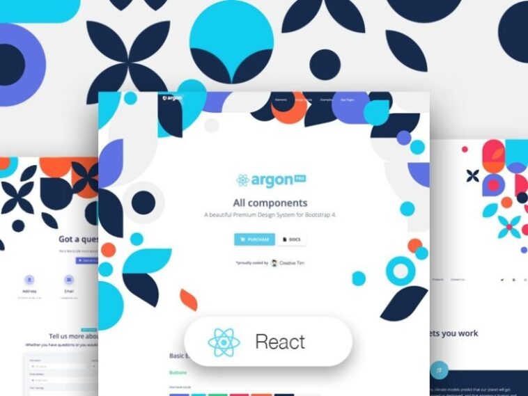 Argon Design System PRO React Nulled Free Download