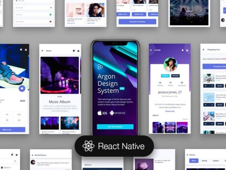 Argon PRO React Native Nulled Free Download