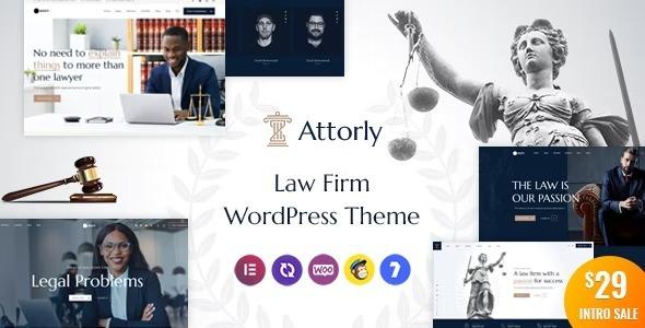 Attorly Nulled Law Firm WordPress Theme Free Download