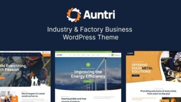 Auntri Nulled Industry & Factory WordPress Theme Free Download