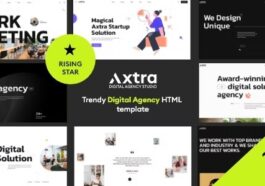 Axtra Nulled Creative Digital Agency HTML5 Template Free Download