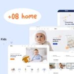 BabyBo Nulled Baby Shop and Children Kids Store WordPress Free Download