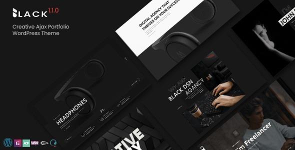 Blackdsn Creative Ajax Portfolio WordPress Theme Nulled Free Download