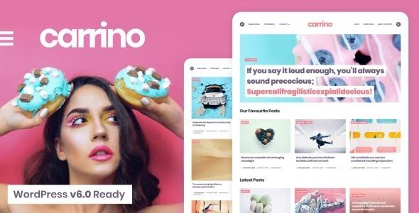Carrino Nulled An Exciting Gutenberg Blog Theme Free Download