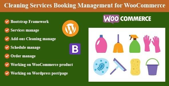Cleaning Services Booking Management for WordPress and WooCommerce Nulled Free Download