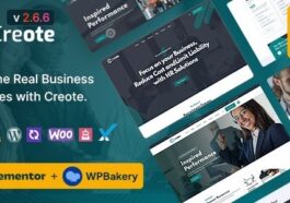 Creote Corporate & Consulting Business WordPress Theme Nulled Free Download