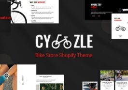 Cyzle Nulled Cycle, Bike, Accessories Store Shopify Theme Free Download