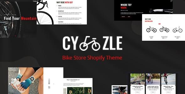Cyzle Nulled Cycle, Bike, Accessories Store Shopify Theme Free Download