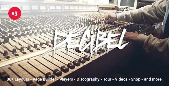 Decibel Professional Music WordPress Theme Nulled Free Download