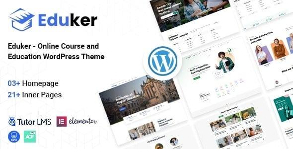 Eduker Education WordPress Theme Nulled Free Download