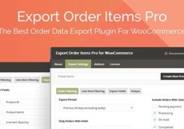 Export Order Items Pro for WooCommerce [WPZONE] + Extra Product Options Addon Nulled Free Download
