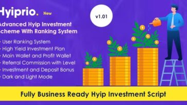 Hyip Rio Nulled Advanced Hyip Investment Scheme With Ranking System Free Download