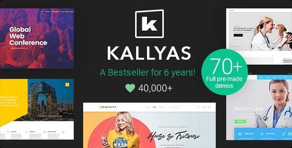 KALLYAS Responsive Multi-Purpose WordPress Theme Nulled Free Download