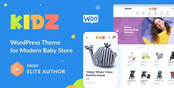 KIDZ Baby Shop & Kids Store WordPress WooCommerce Theme Nulled Free Download
