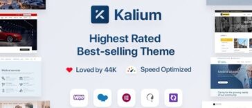 Kalium Creative Multipurpose WordPress & WooCommerce Theme Nulled Free Download