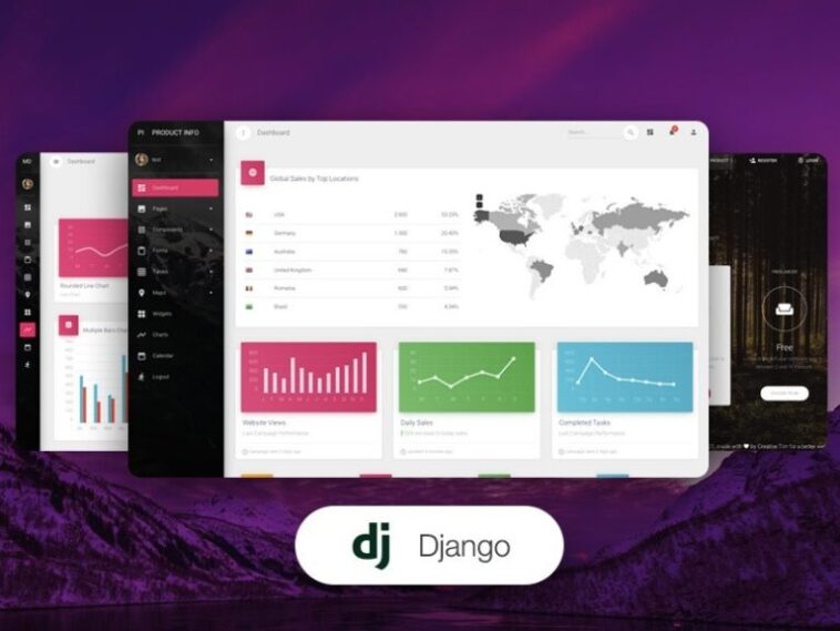 Material Dashboard PRO Django Nulled Free Download