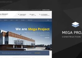 Mega Project Nulled Construction WordPress Free Download