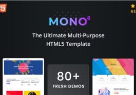 Mono Creative Multipurpose HTML5 Template Nulled Free Download