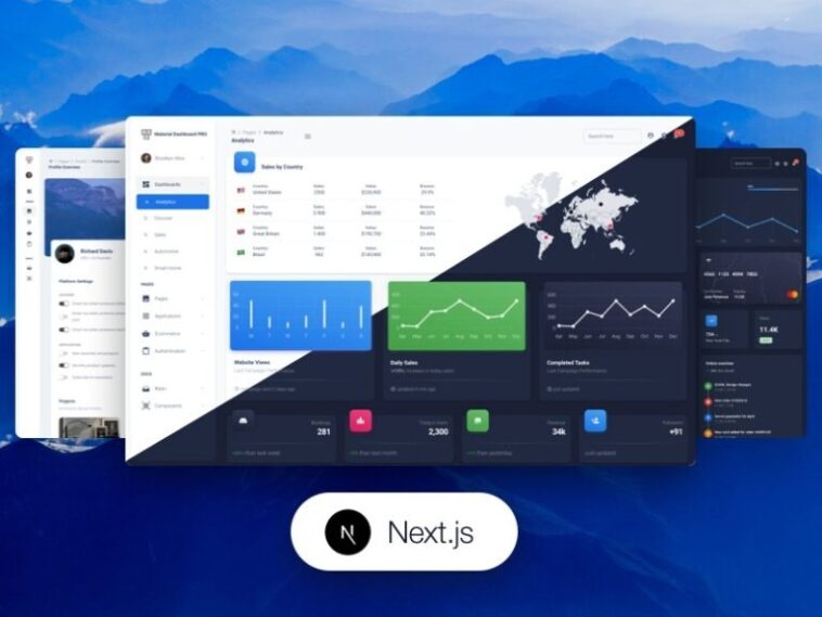 NextJS Material Dashboard 2 PRO Nulled Free Download