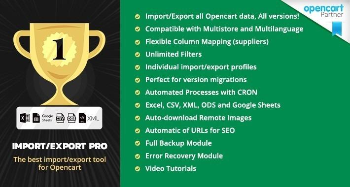 OpenCart Import Export PRO Nulled Free Download