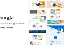 Pangja Nulled WordPress Printing and Printing Shop Free Download