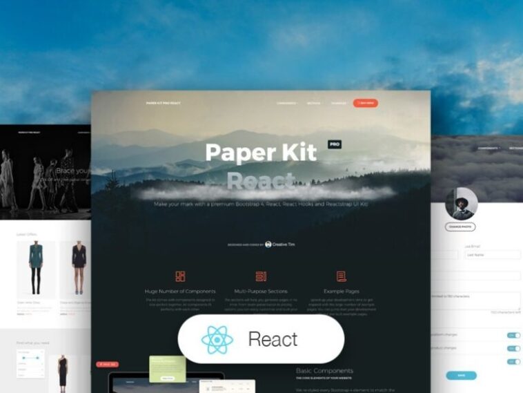 Paper Kit PRO React Nulled Free Download