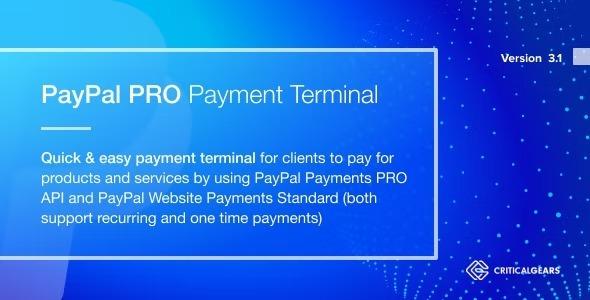 PayPal PRO Payment Terminal Nulled Free Download