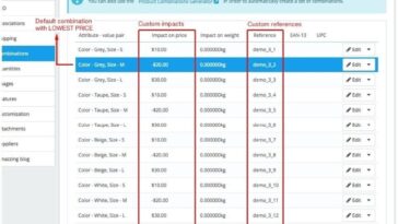 PrestaShop Bulk combinations generator Nulled Free Download