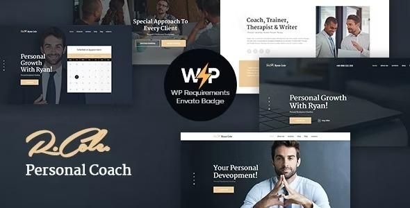 R.Cole Nulled Life & Business Coaching WordPress Theme Free Download