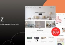 Raz Clean, Minimal WooCommerce Theme Nulled Free Download