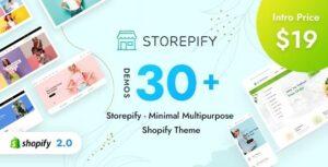 Storepify Nulled Minimal Multipurpose Shopify Theme Free Download
