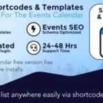 The Events Calendar Shortcode and Templates Pro Nulled Free Download