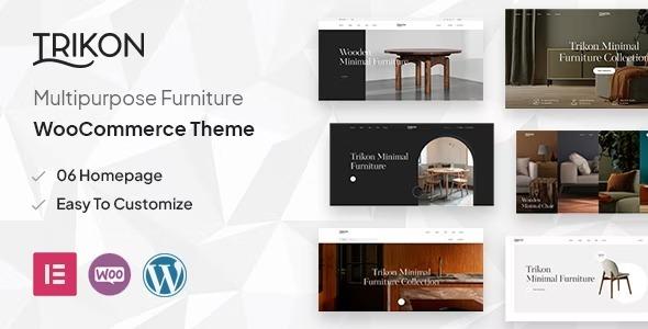 Trikon Nulled Multipurpose Furniture WooCommerce Theme Free Download
