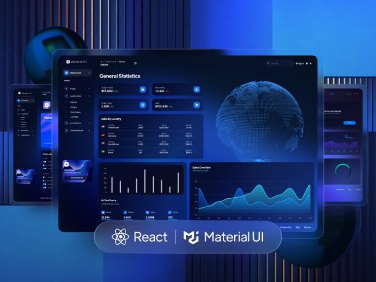 Vision UI Dashboard PRO React Nulled Free Download