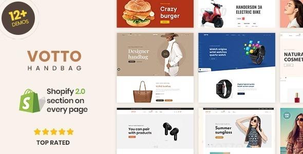 Votto The Single product Multipurpose Shopify Theme Nulled Free Download