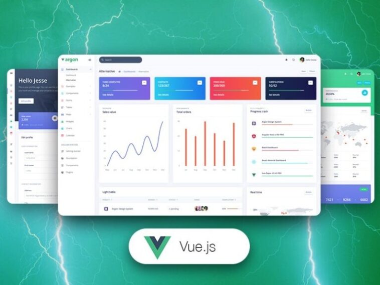 Vue Argon Dashboard PRO BS4 Nulled Free Download